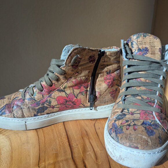 Cork high top sneakers size 8.5 - Picture 8 of 10